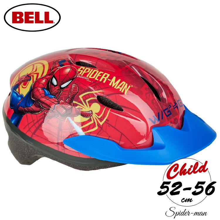 スパイダーマン ヘルメット ステート 子供用 自転車 キッズ キャラクター プロテクター ベル BELL Spider-man拍卖