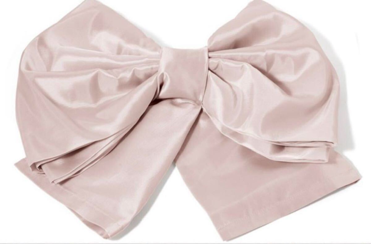 《期間限定》 淡いピンクのリボン浴衣帯拍卖