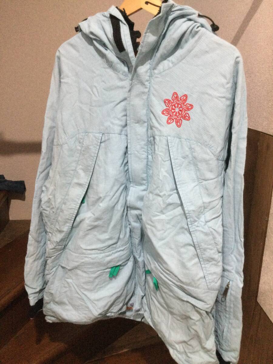 THC 東京ヘンプコネクション マウンテンジャケット L スカイブルー 90s ビンテージ拍卖