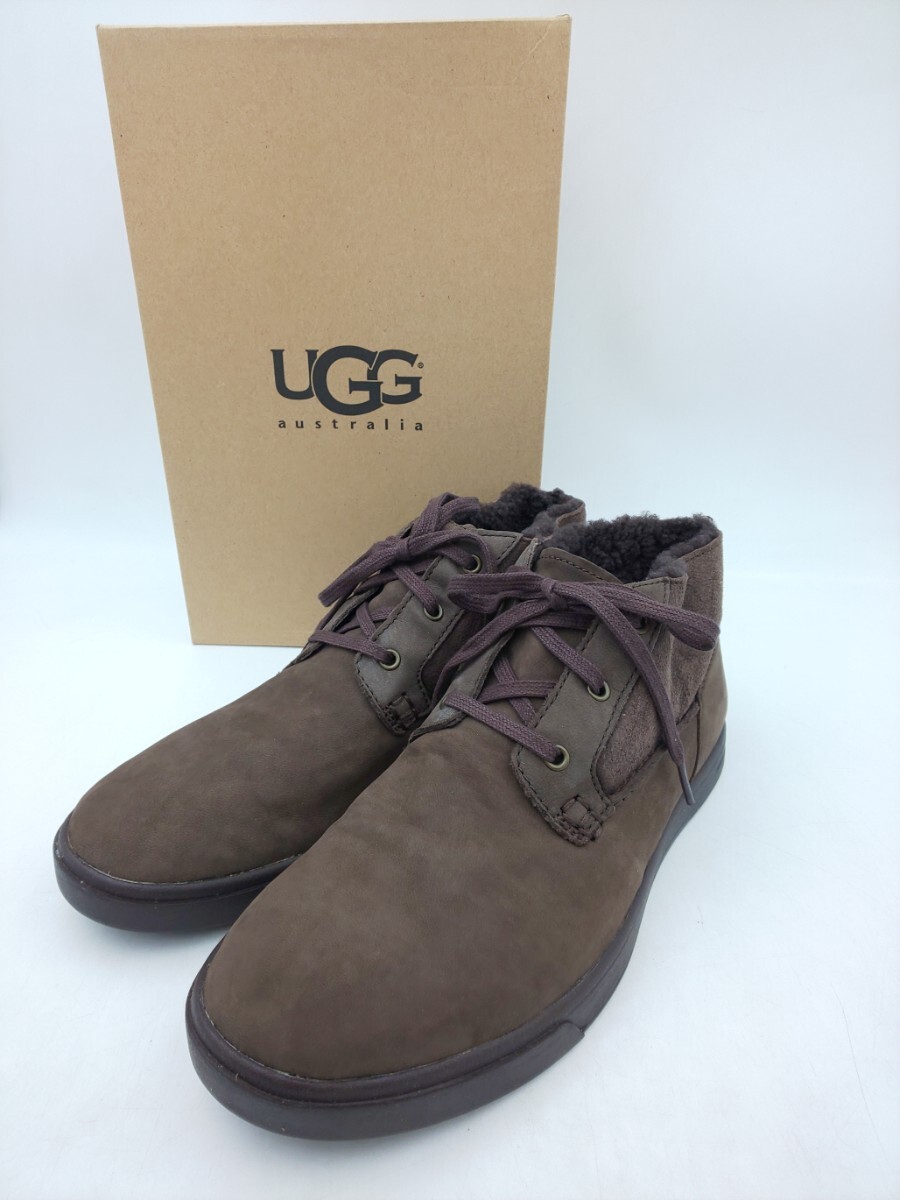 ☆UGG M KARMER WASHED CAPRA 1009243 M CHO 27cm☆箱あり スエードシューズ 防寒シューズ ボア ゆ6050拍卖
