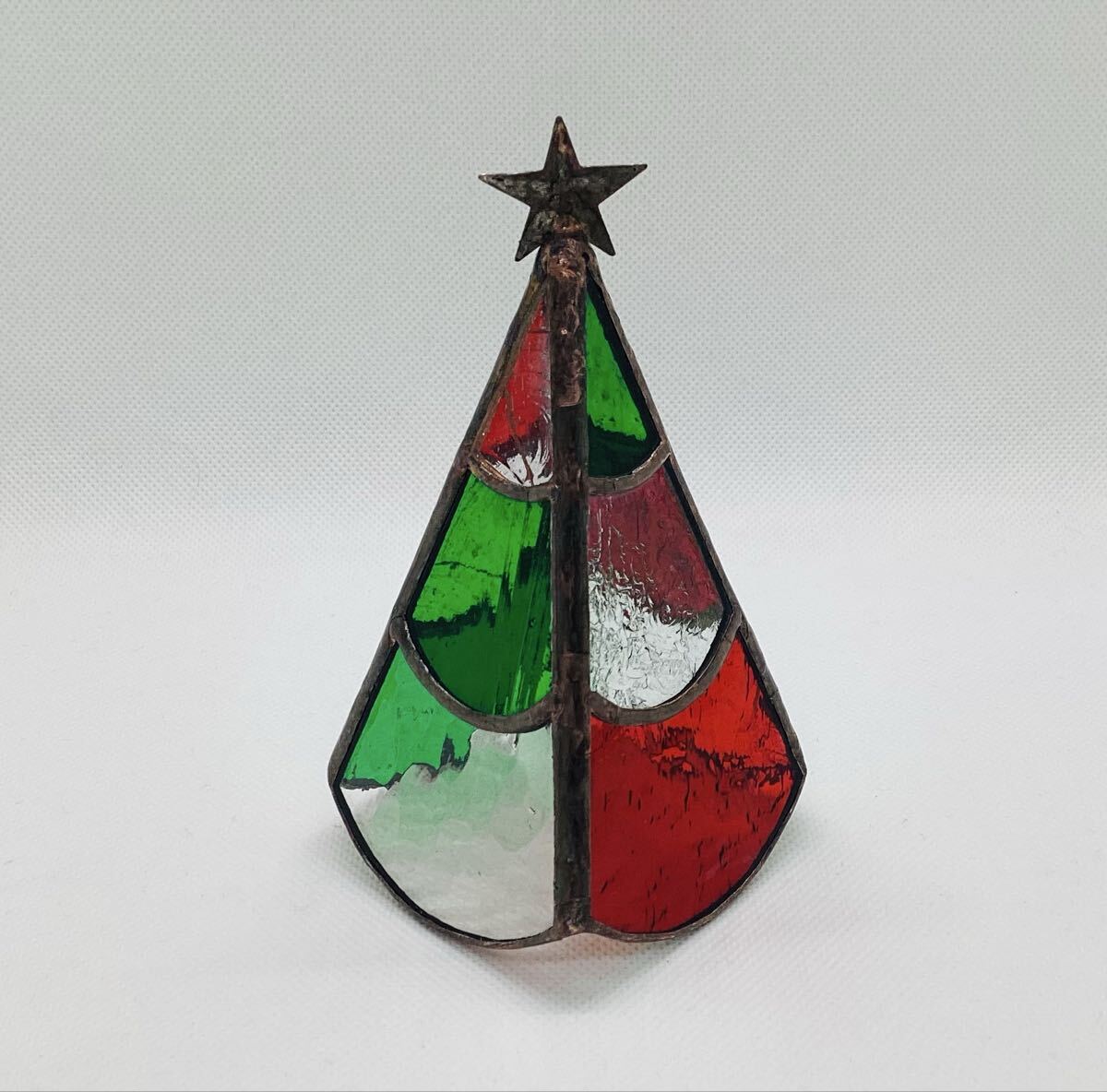 ステンドグラス!!クリスマスツリー♪拍卖