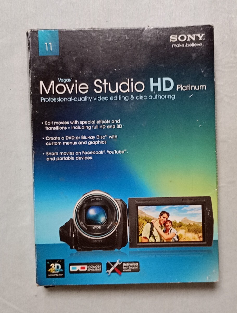 ■中古■送料無料■SONY Vegas Movie Studio HD platinum Version 11拍卖