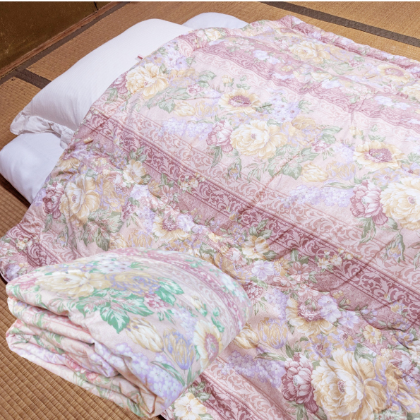 ☆手づくり真綿ふとん シングル 3717ピンク拍卖