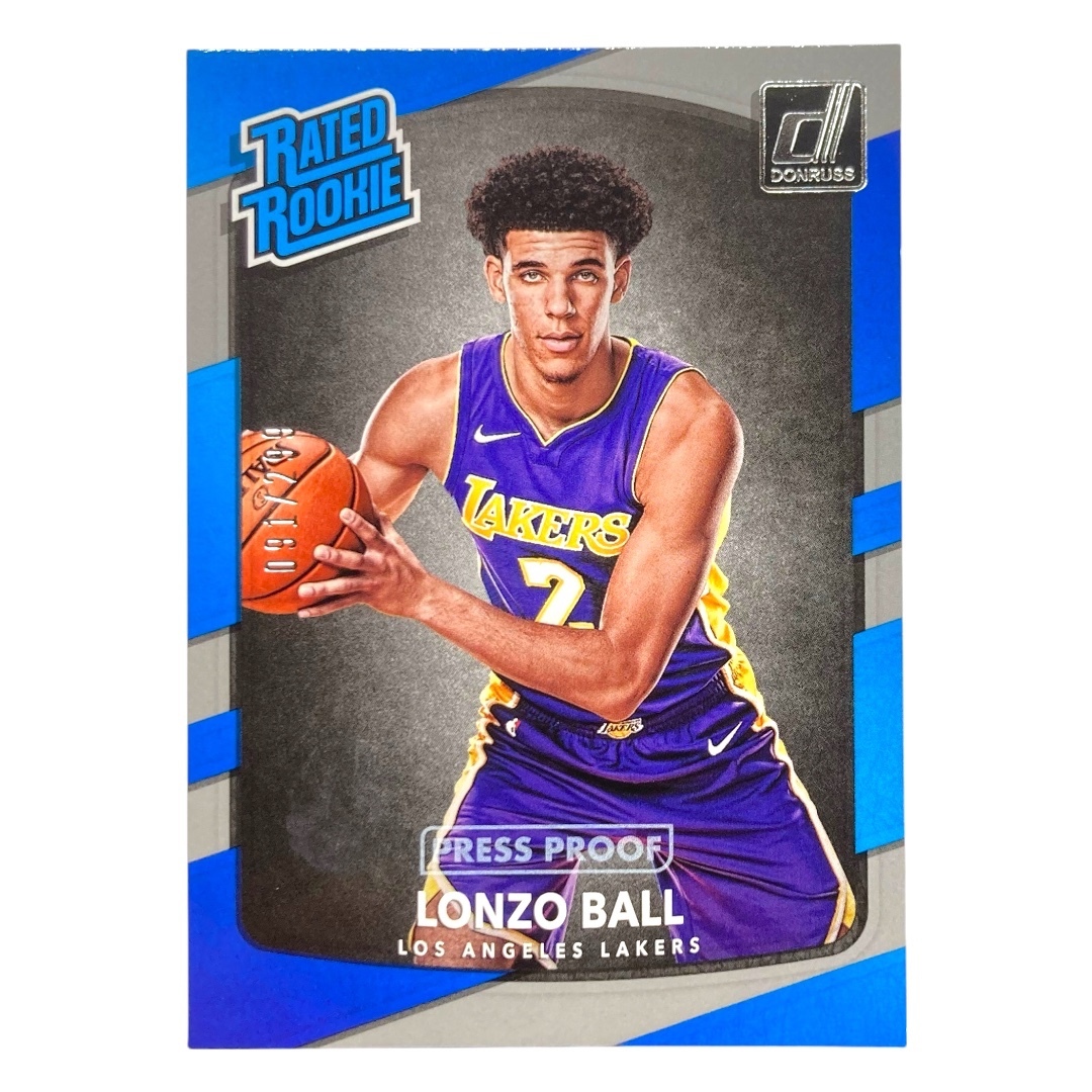 PANINI NBAカード DONRUSS PRESS PROOF LONZO BALL LAKERS 091/299 #199 中古 IT2拍卖