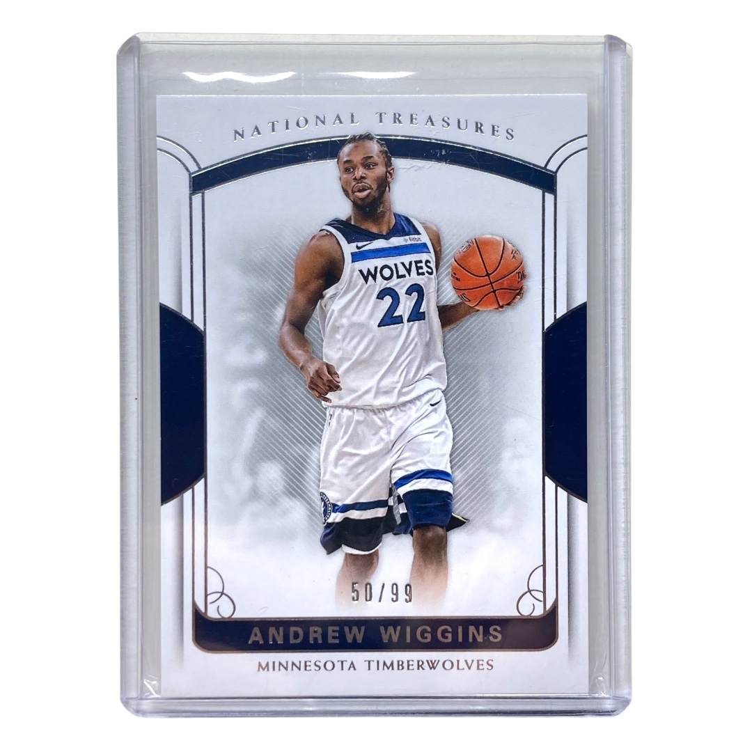 PANINI NBAカード NATIONAL TREASURES ANDREW WIGGINS TIMBERWOLVES 50/99 #47 中古 IT2拍卖
