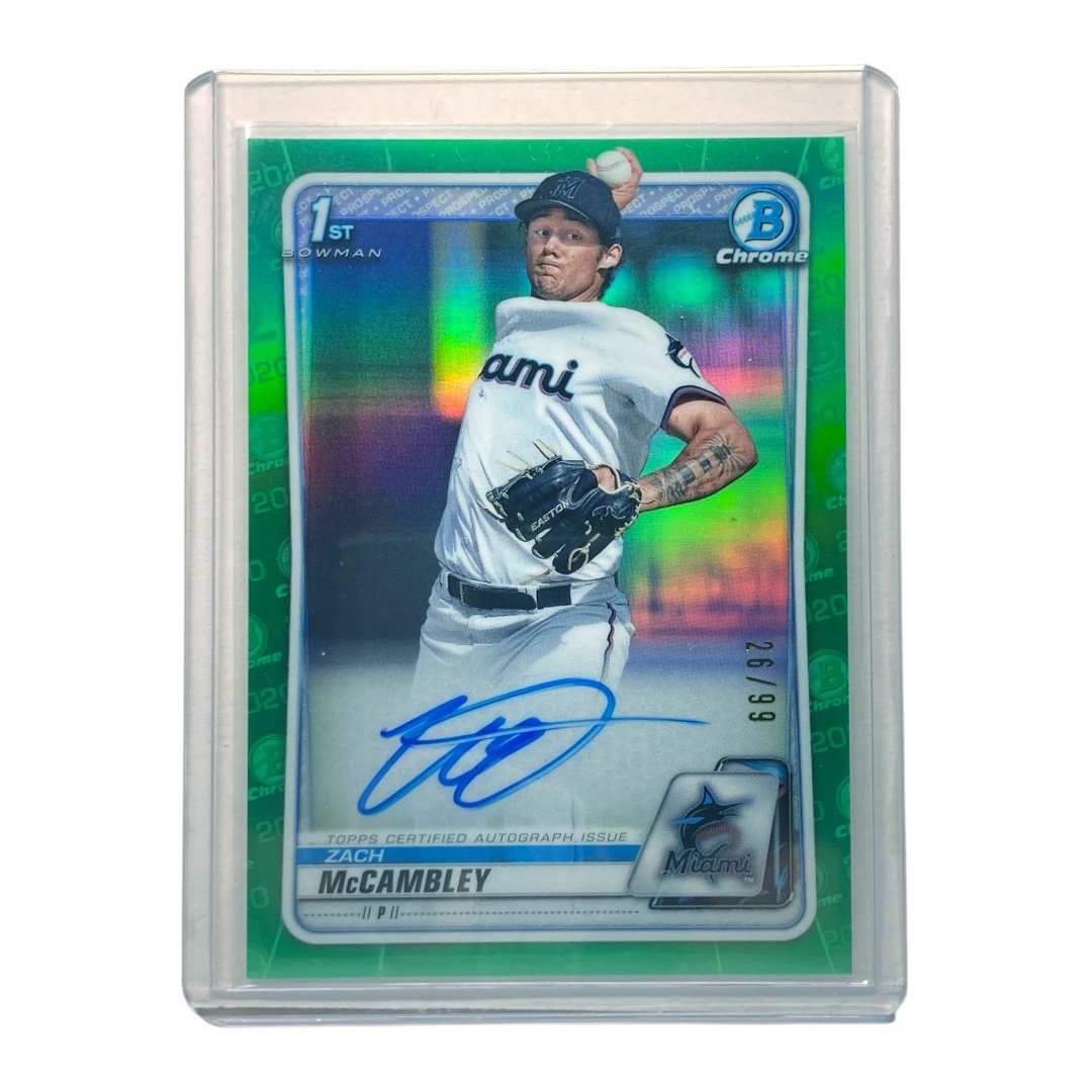 TOPPS MLBカード BOWMAN CHROME 1st ZACH MCCAMBLEY MARLINS 26/99 #CDA-ZM 中古 IT2拍卖
