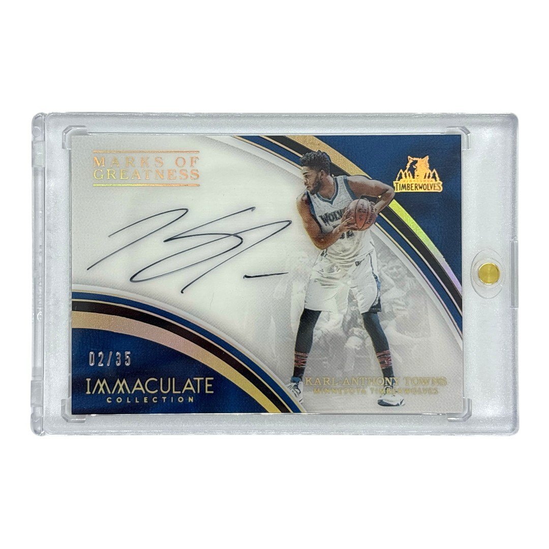 PANINI NBAカード IMMACULATE COLLECTION KARL-ANTHONY TOWNS MINNESOTA TIMBERWOLVES 02/35 #MG-KAT 中古 IT1拍卖