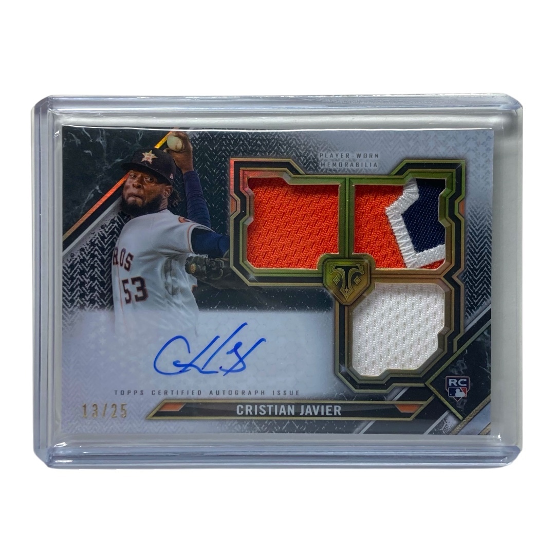 TOPPS MLBカード TRIPLE THREADS CRISTIAN JAVIER ASTROS 13/25 #RFPAR-CJ 中古 IT2拍卖