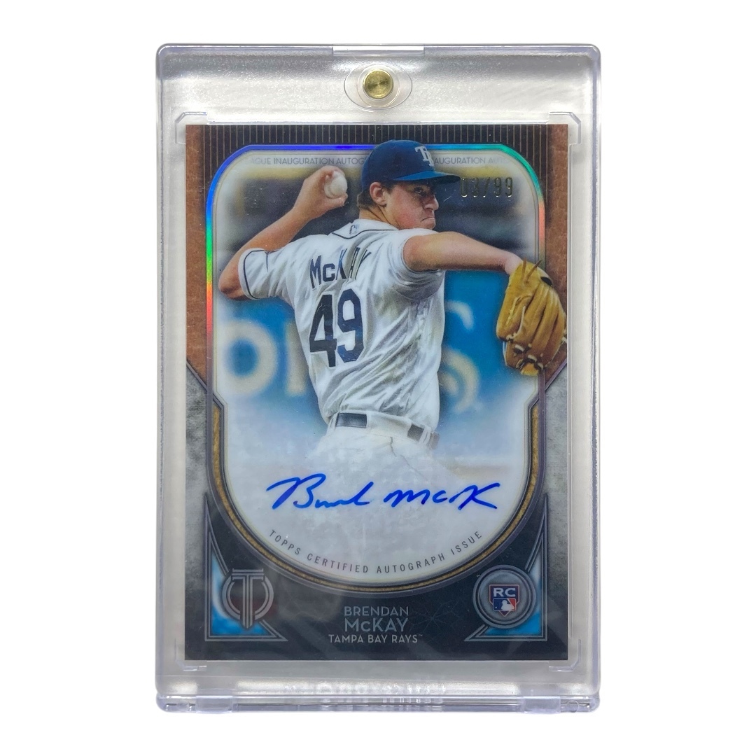 TOPPS MLBカード TRIBUTE BRENDAN MCKAY RAYS 03/99 #LA-BM 中古 IT2拍卖