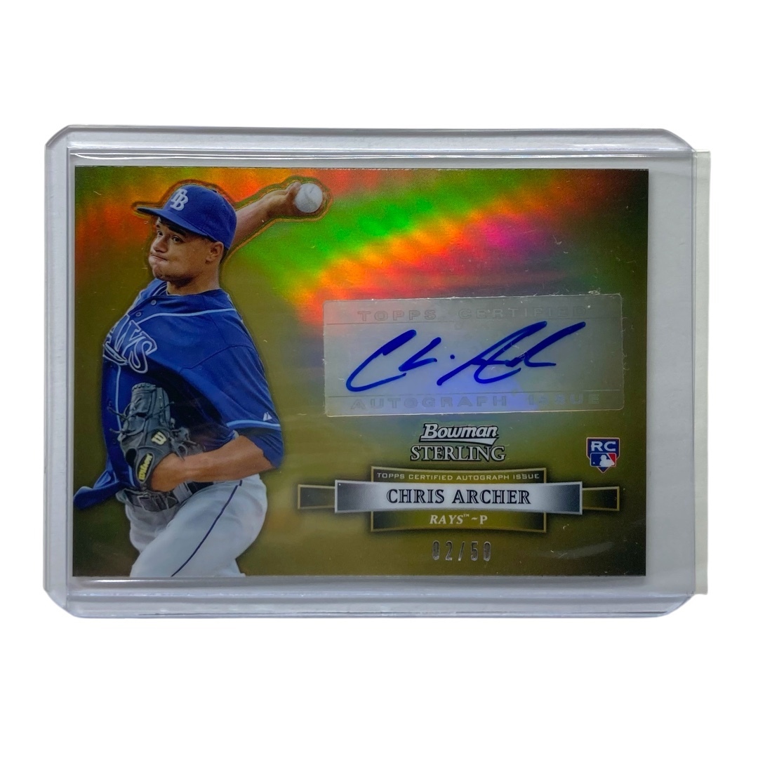 TOPPS MLBカード BOWMAN STERLING CHRIS ARCHER RAYS 02/50 #BSAR-CA 中古 IT2拍卖