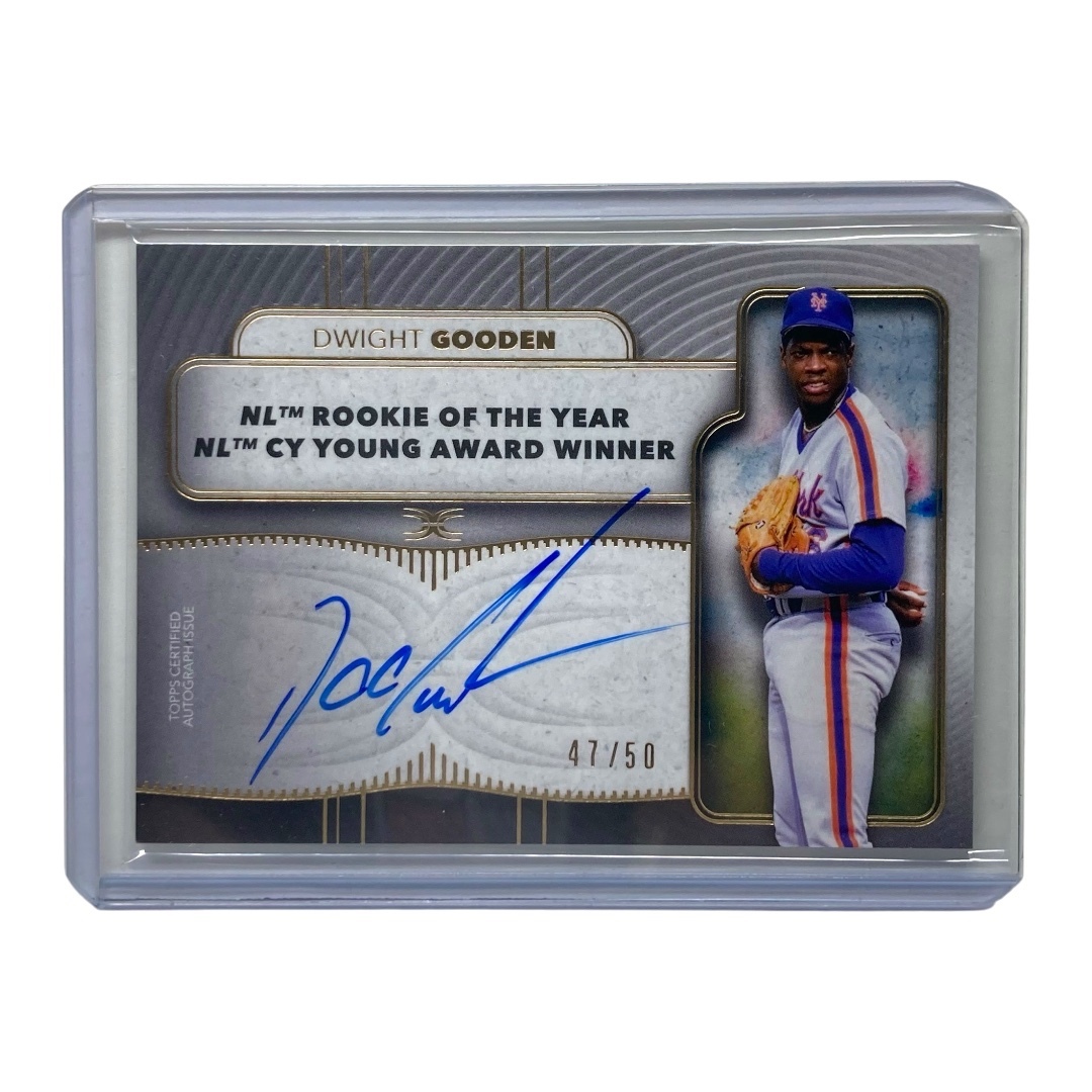 TOPPS MLBカード DEFINITIVE COLLECTION DWIGHT GOODEN METS 47/50 #LAC-DGO 中古 IT2拍卖