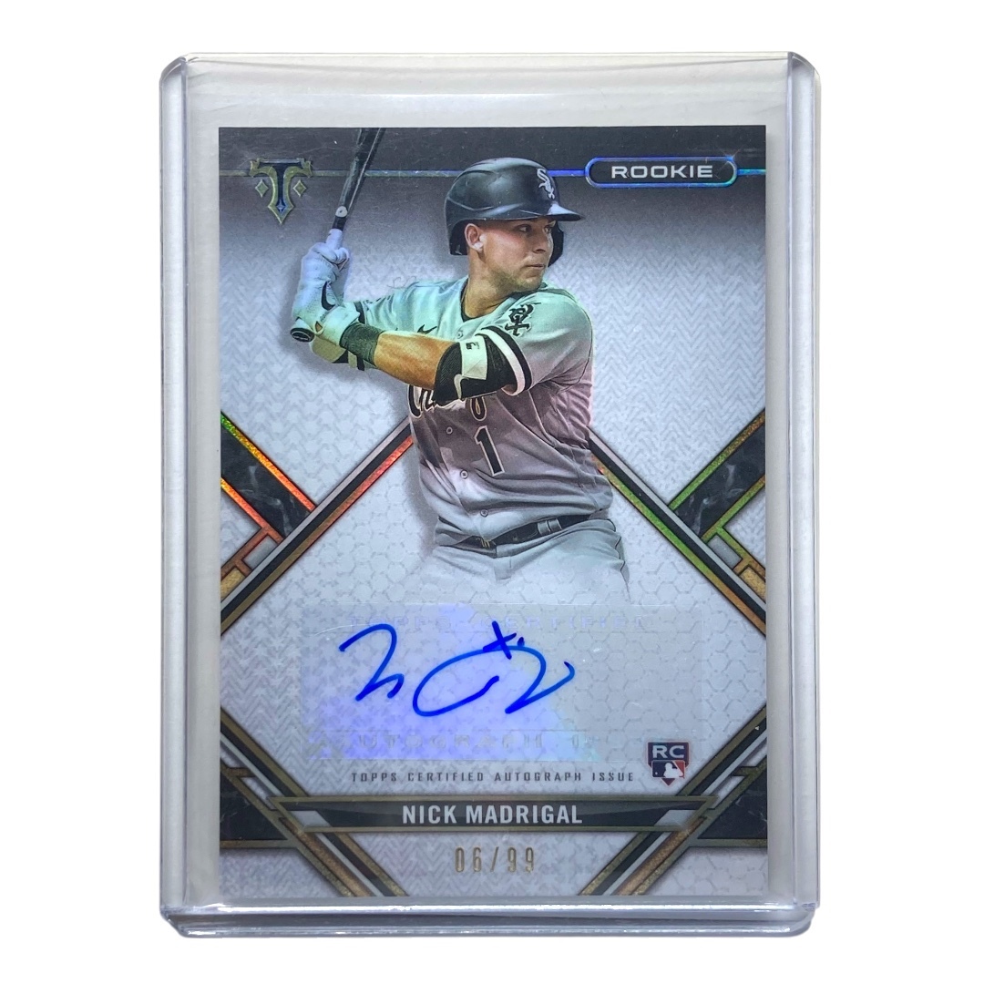 TOPPS MLBカード TRIPLE THREADS NICK MADRIGAL WHITE SOX 06/99 #RAC-NM 中古 IT2拍卖