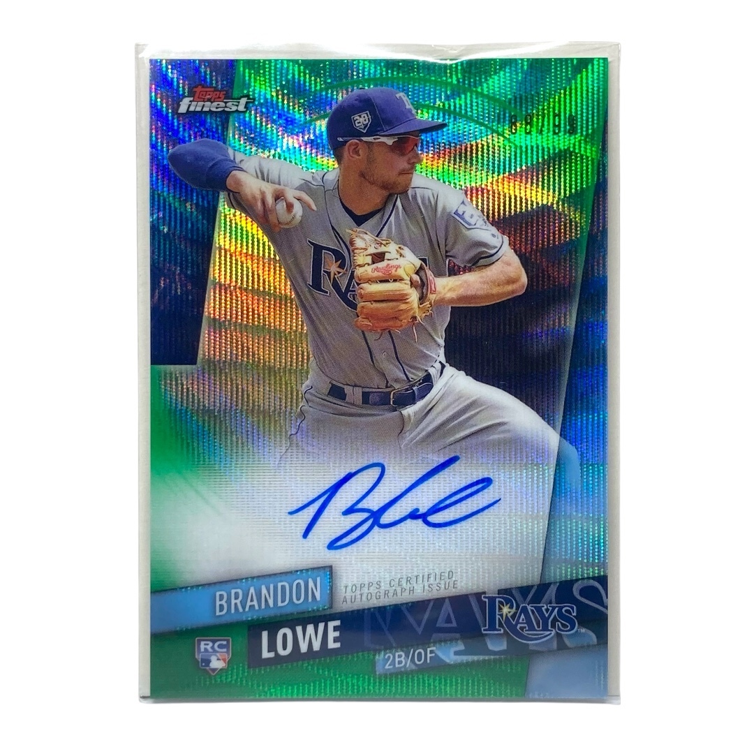 TOPPS MLBカード FINEST BRANDON LOWE RAYS 88/99 #FA-BL 中古 IT2拍卖