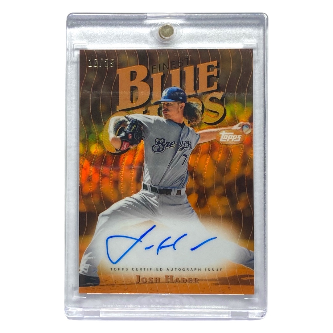 TOPPS MLBカード FINEST JOSH HADER BREWERS 10/25 #FBCA-JH 中古 IT2拍卖