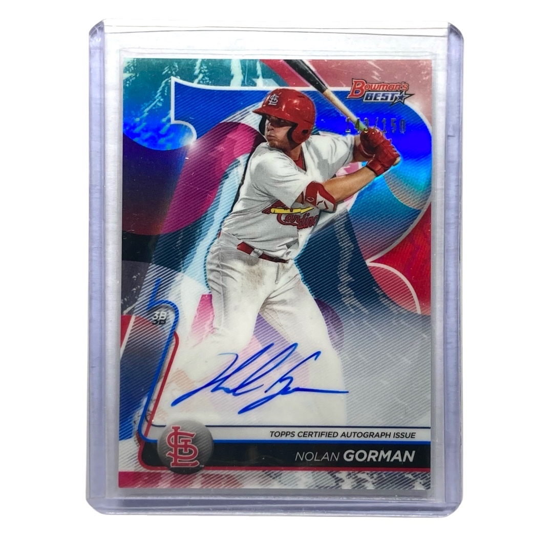 TOPPS MLBカード BOWMAN'S BEST NOLAN GORMAN CARDINALS 143/150 #B20-NGO 中古 IT2拍卖