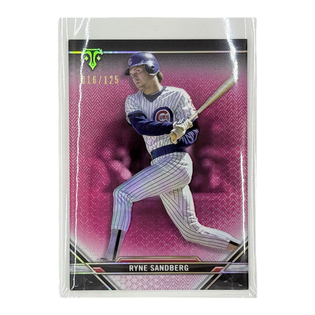 TOPPS MLBカード TRIPLE THREADS RYNE SANDBERG CHICAGO CUBS 016/125 #90 中古 IT1拍卖