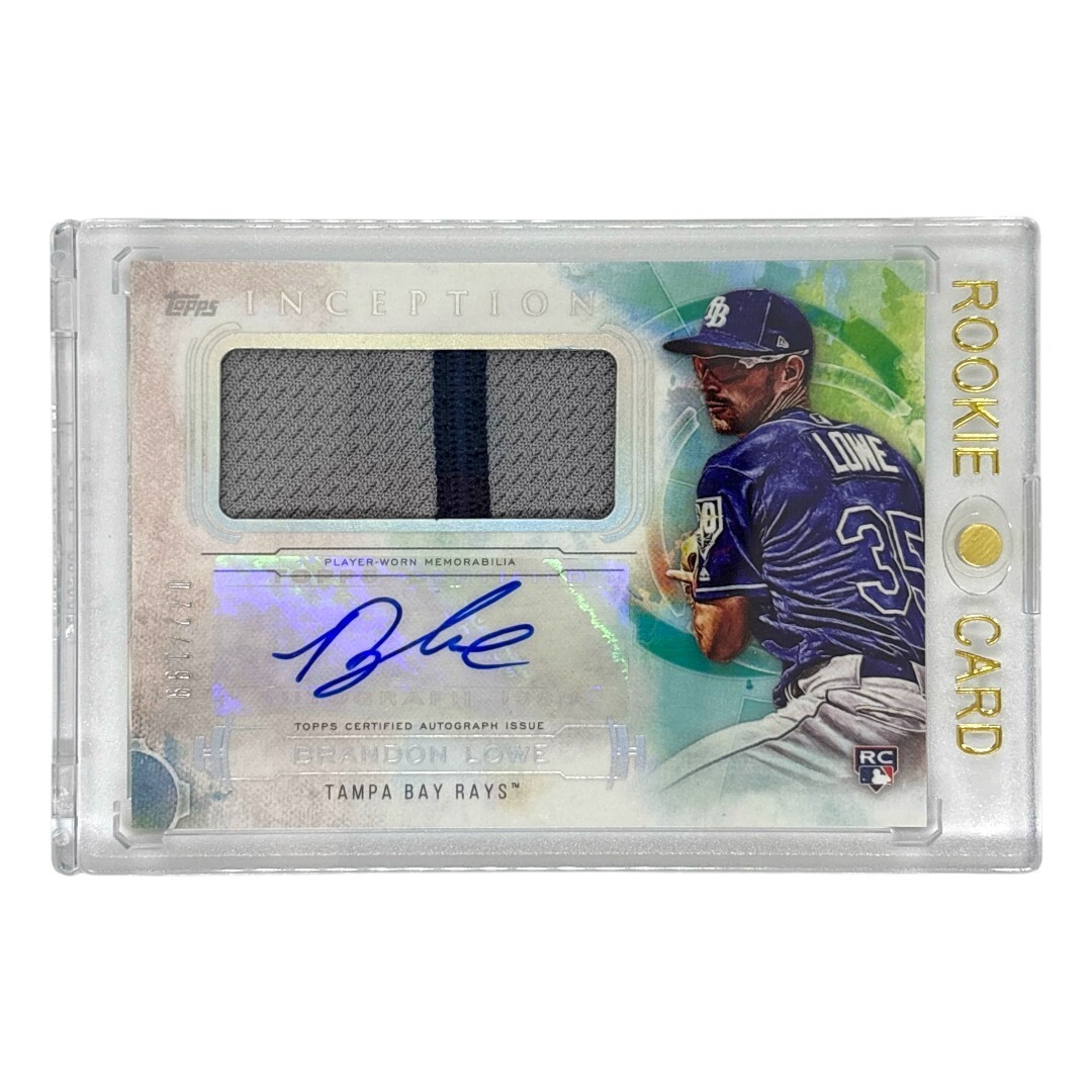 TOPPS MLBカード INCEPTION BRANDON LOWE TAMPA BAY RAYS 072/199 #IAP-BL 中古 IT1拍卖
