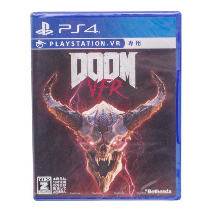 未開封品 PLAYSTATION VR 専用ソフト DOOM VFR CEROレーティング「Z」 PS4 中古 a1拍卖