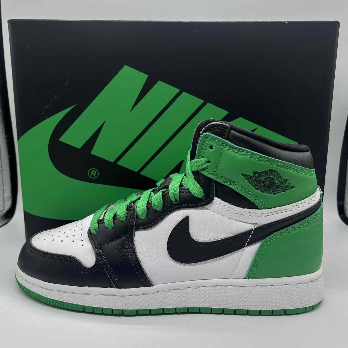 NIKE 2023 AIR JORDAN 1 RETRO HIGH OG GS CELTICS 23.0cm FD1437-031 ナイキ エアジョーダンワンレトロハイオージー セルティックス 拍卖