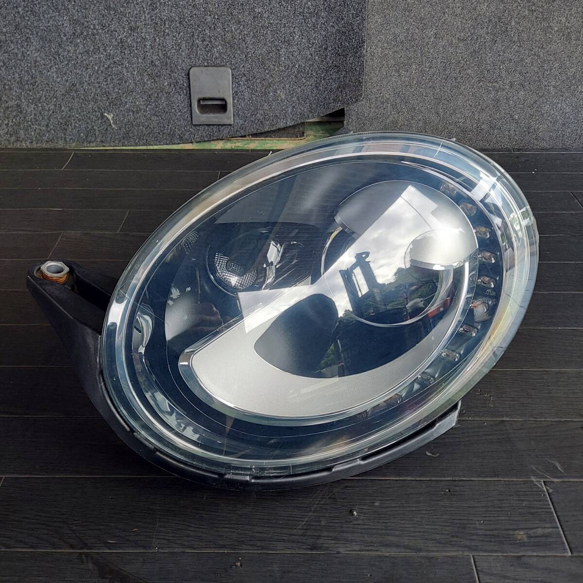 即決 WV ザ・ビートル DBA-16CBZ 2012y 純正 左 LH HID ヘッドライト ヘッドランプ 182-472-01 中古 検索/16C/16CPL/16CZD/16CZDW拍卖