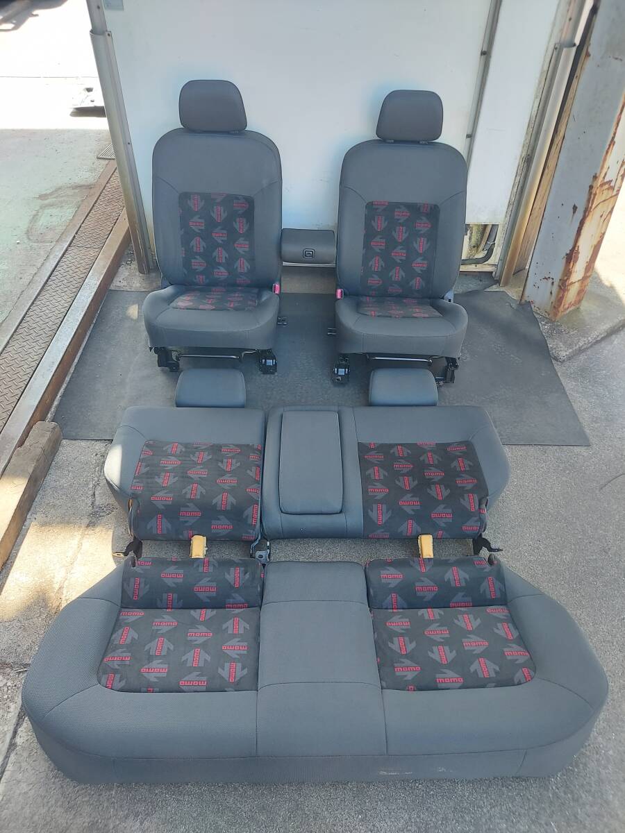 希少 三菱 エアトレック アクティブギア CU2W 2002年 特別仕様車 MOMO フロント リア シート 一台分 運転席 助手席 セカンドシート モモ拍卖