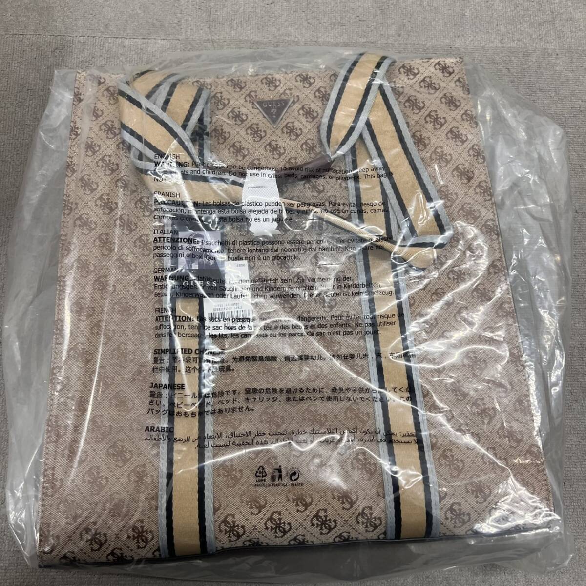 #14789 ブランド品 GUESS ゲスSTRAVE トートバッグ 未使用 タグ付き拍卖