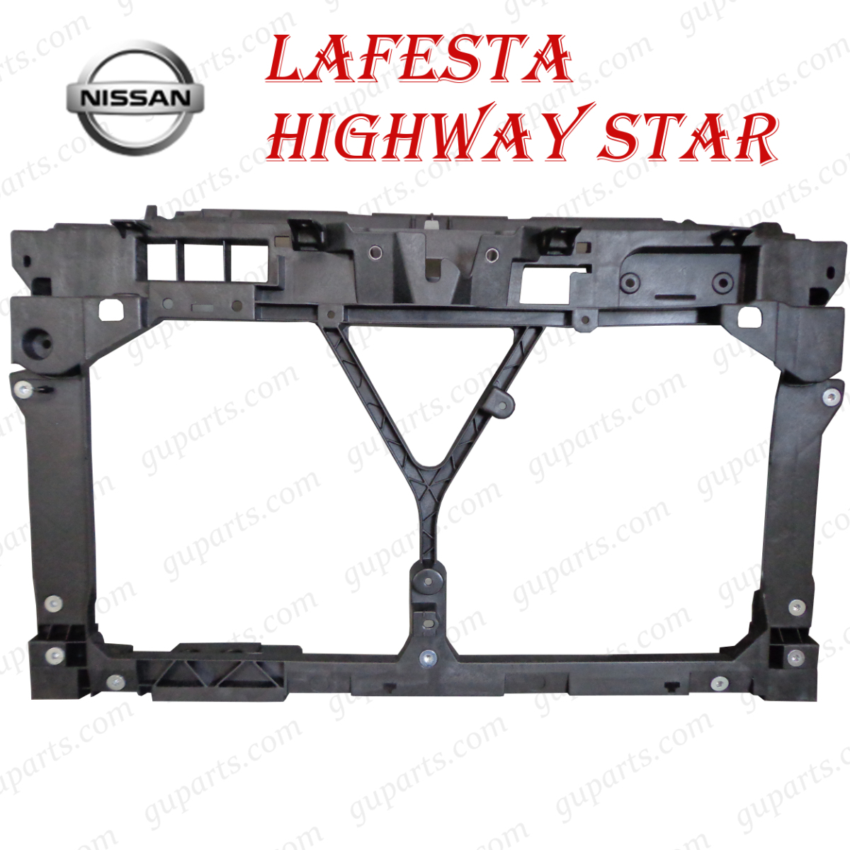 日産 ラフェスタ ハイウェイスター フロント バンパー ラジエーター コア サポート CWFFWN CWEFWN CWEAWN H23/6~ 62500-HA00D拍卖