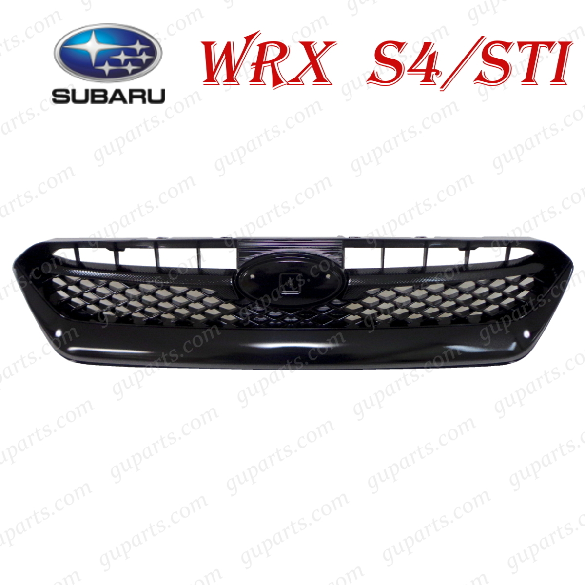 スバル インプレッサ WRX S4 VAG / WRX STI VAB H26. 8~ フロント バンパー ラジエーター グリル 社外 黒 91121-VA000 91121-VA010拍卖
