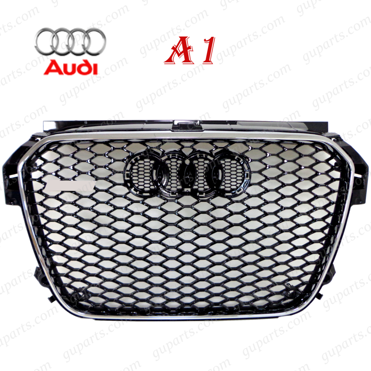 アウディ A1 前期 2011~2015 8X → RS1 フロント バンパー ラジエーター グリル クローム メッキ フェイス チェンジ 8XCTH 8XCPT 8XCAX拍卖