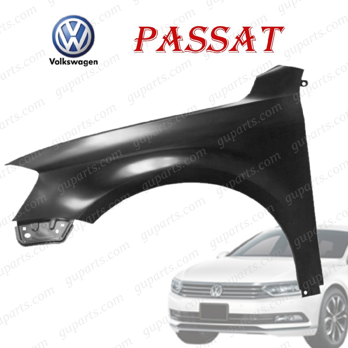 Volkswagen パサート ヴァリアント オールトラック 3C 3CCAX 3CCCZF 2011~2015 左 フェンダー 3AA821021 3AA821021A 3AA821021B拍卖