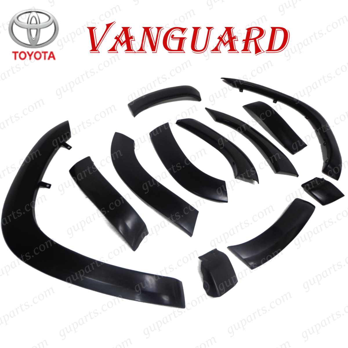 トヨタ ヴァンガード 30系 ACA33W ACA38W GSA33W 左 右 オーバー フェンダー フレア モール エアロ ボディ キット スポイラー拍卖