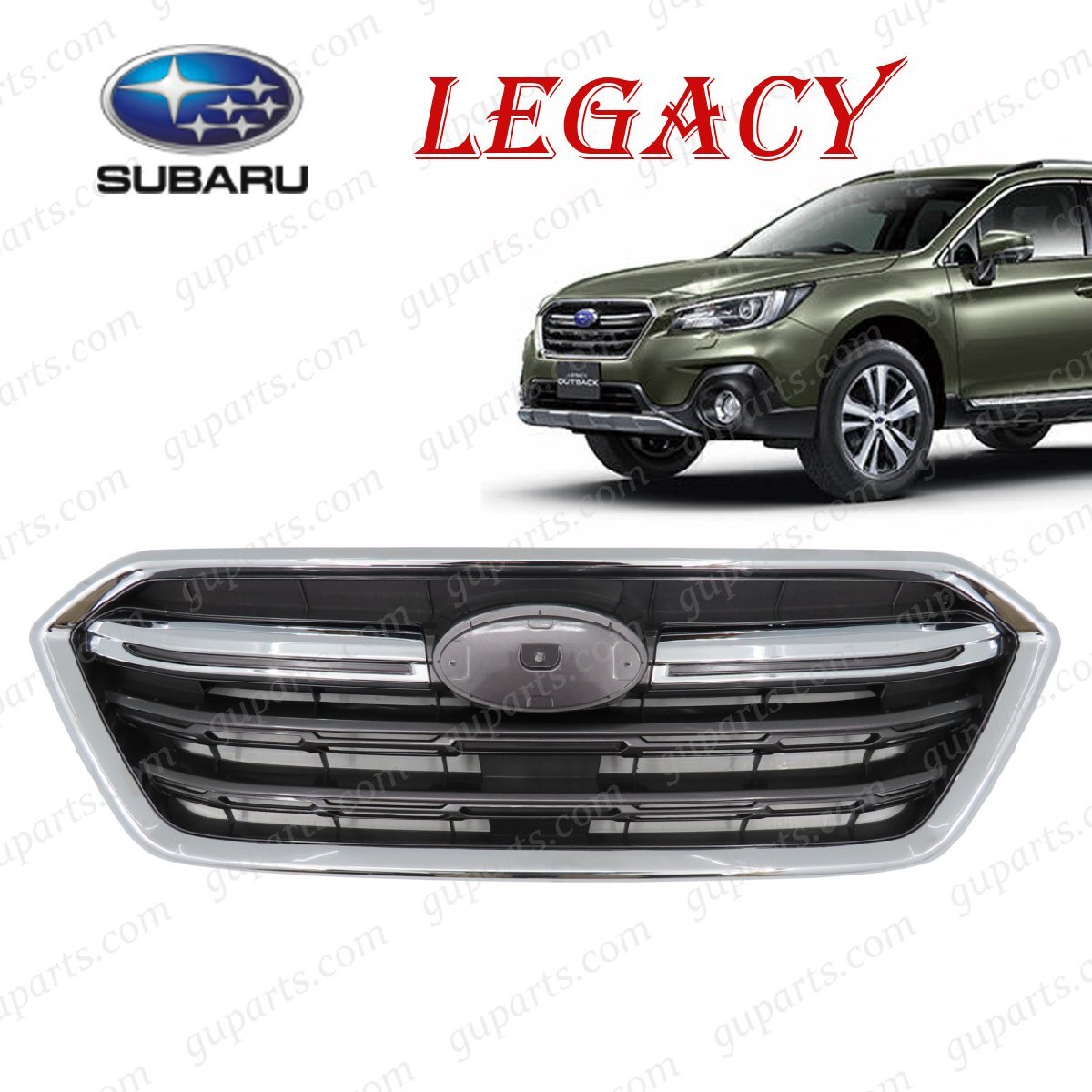 スバル レガシィアウトバック BS9 H29.10~R3.3 後期 グリル クローム メッキ 91121-AL220拍卖