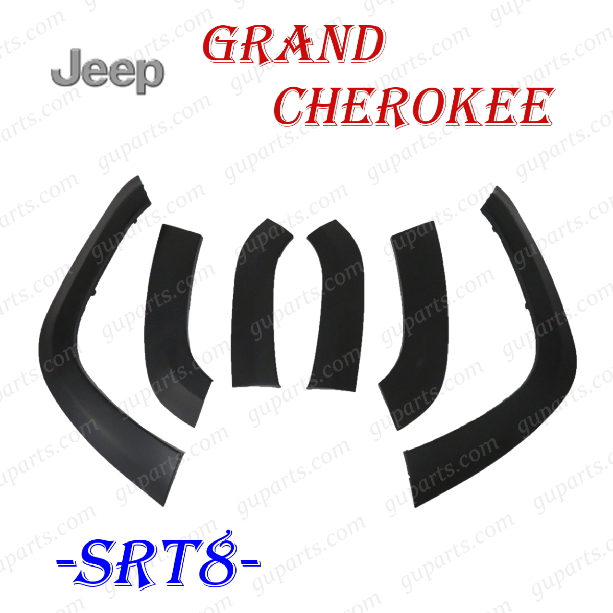クライスラー ジープ グランドチェロキー SRT8 WK57A 2013~2016 左 右 オーバー フェンダー フロント リア エアロ拍卖