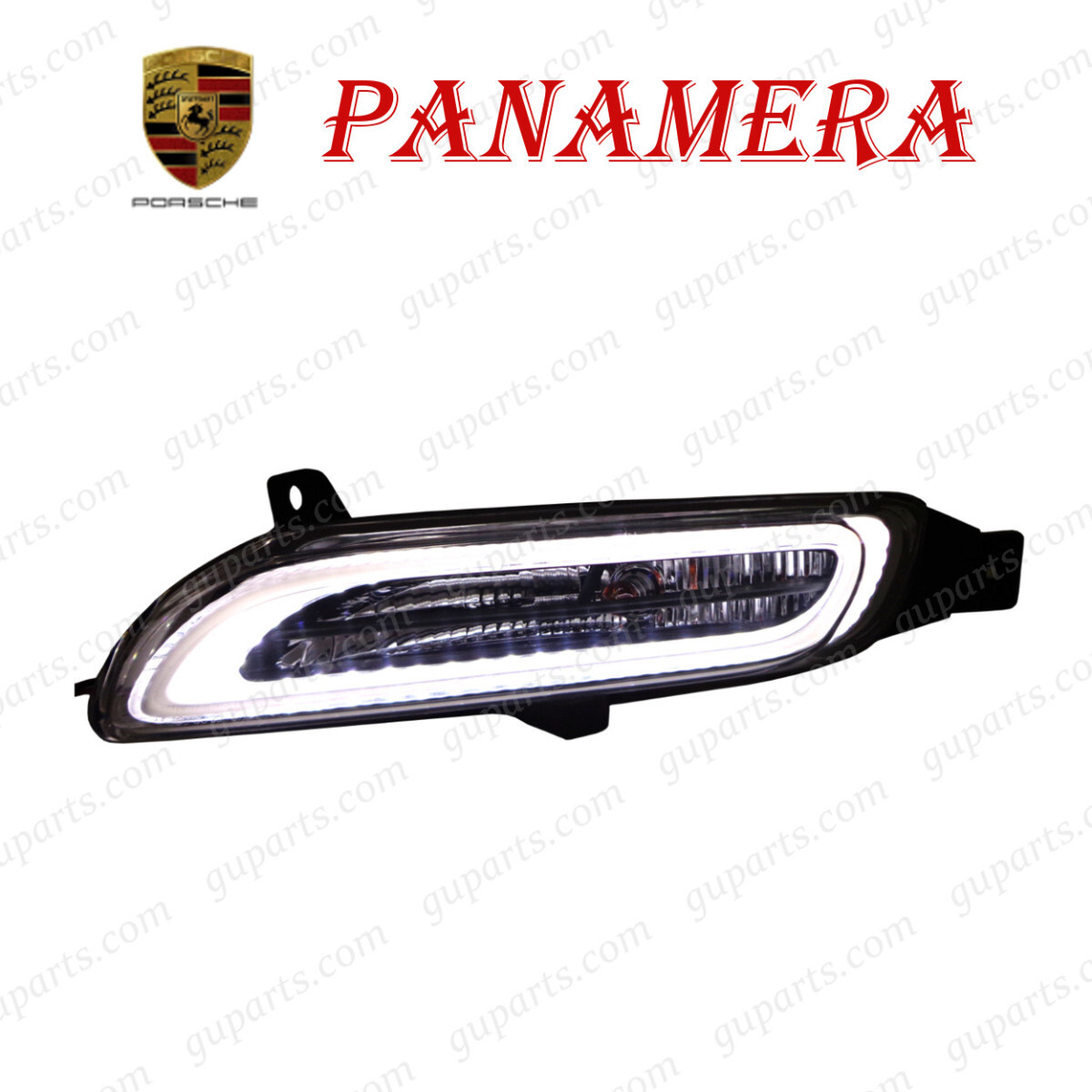 Porsche パナメーラ 970M48A 970M48TA 前期 GTS ターボ ターボS 左 LED デイライト フォグランプ 97063108401 97063108402 97063108403拍卖