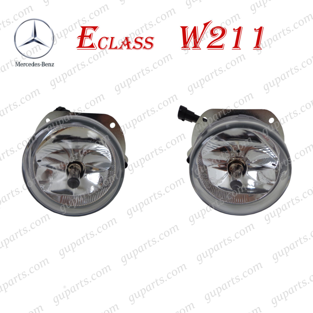 BENZ E クラス W211 S211 E63 AMG 211077 211277 2006~2010 後期 左 右 フォグ ランプ セット ハロゲン A2098200756 A 2098200856拍卖