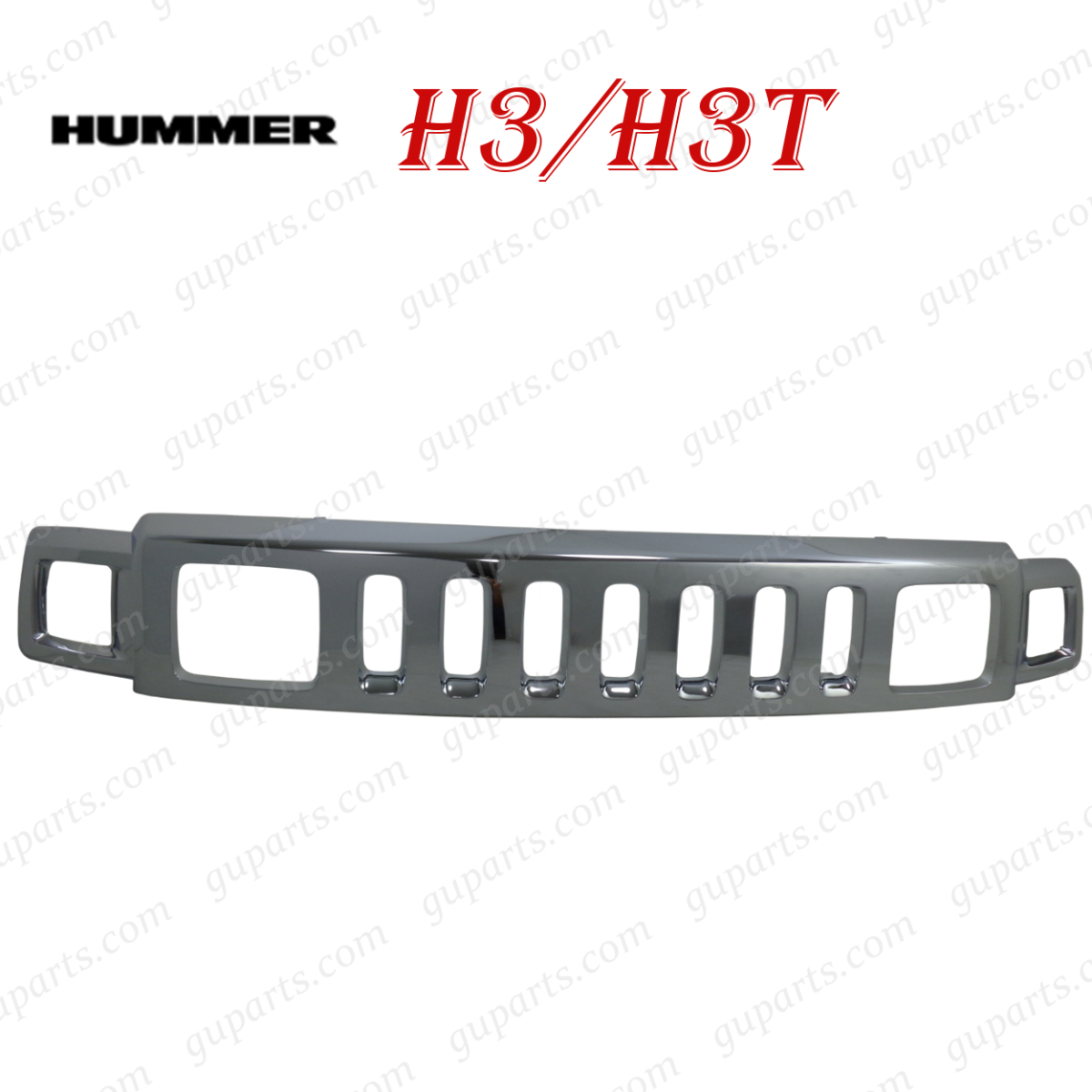 ハマー H3 H3T 2006~ クローム メッキ フロント バンパー ヘッド ライト グリル フロント トリム ガーニッシュ 15834195 15834196拍卖