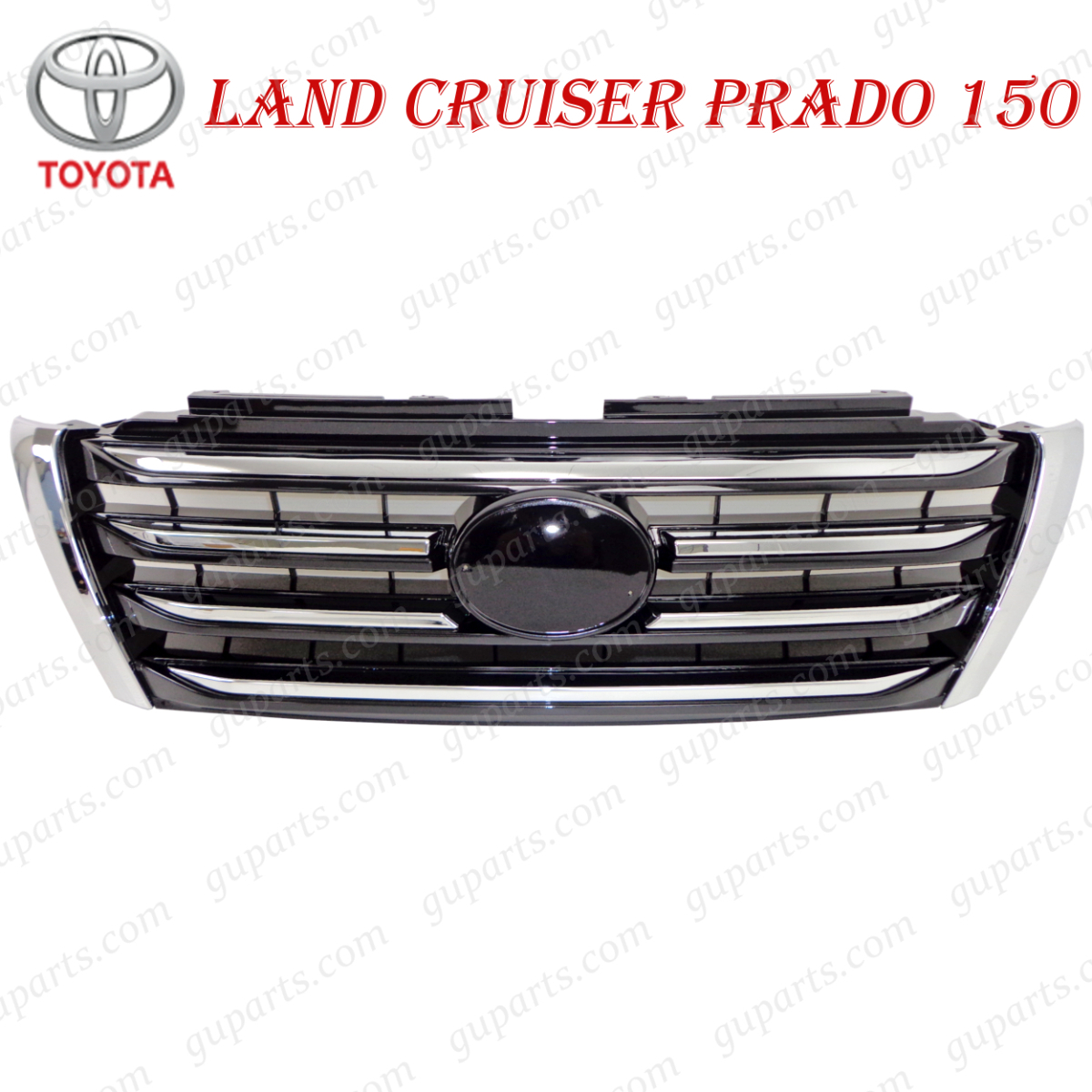 ランドクルーザー プラド 150 中期 GRJ150W GRJ151W TRJ150W GDJ150W GDJ151W フロント ラジエーター グリル 黒 クローム メッキ エアロ拍卖