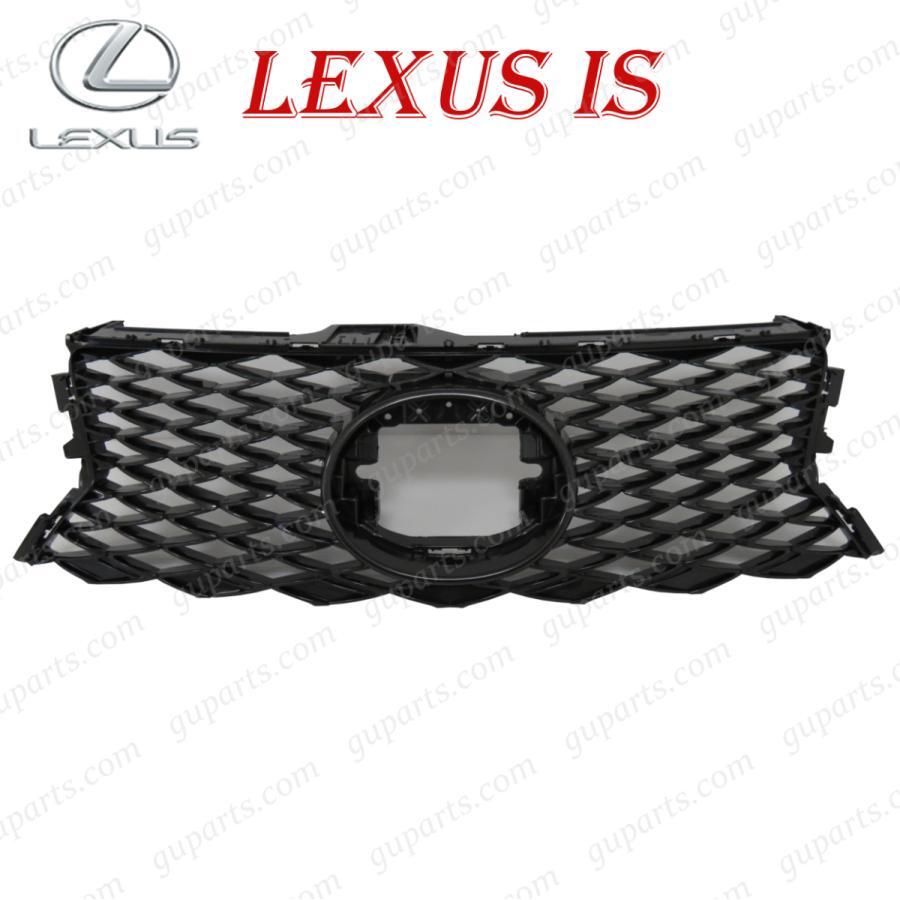 レクサス IS '16~ 中期 F スポーツ フロント アッパー グリル ブラック メタリック インサイド スピンドル IS200t IS300 IS300h IS350拍卖