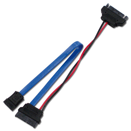 Slimline SATA電源変換セットコネクタ 20cm Ainex SLS-3002SA スリムコネクタ RoHS 一体型コネ拍卖