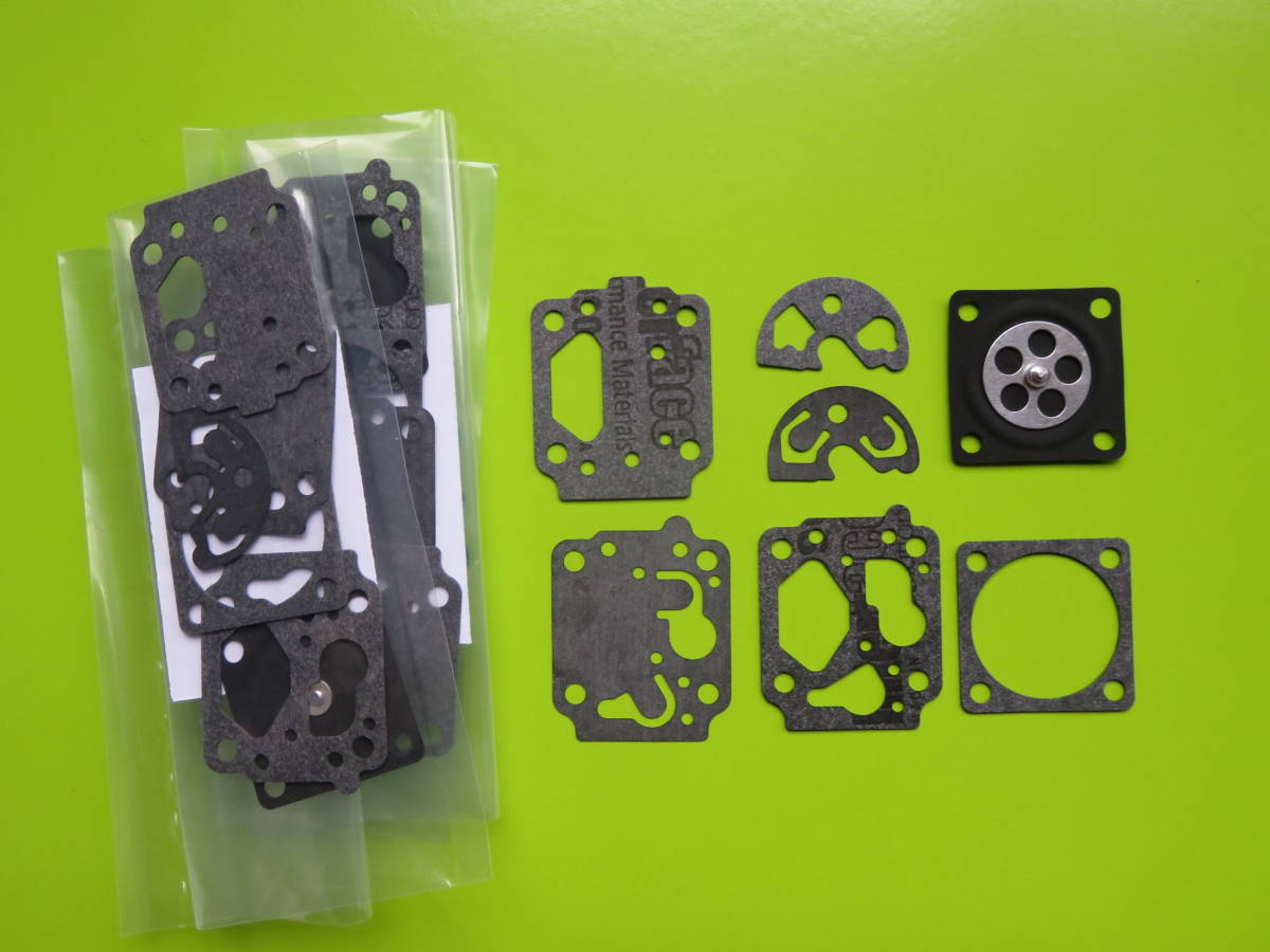 TKキャブレター  ダイアフラム5セット  SRE260 RMA230  共立 RMA260 ゼノア BC2400 BC2600 BC2711 テイケイ (TK6)拍卖