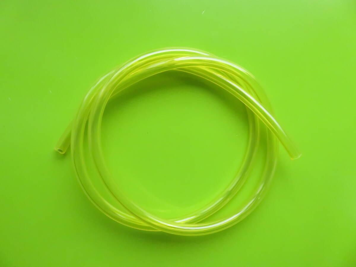 黄色燃料ホース 内径5mm×外形8mm  1m 部品 エンジン キャブレター 汎用エンジン ホンダ ロビン ROBIN クボタ ヤンマー (FH-010)拍卖