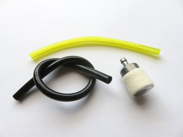 燃料ホース×燃料フィルターセット  送料120円 サイズ黒5.5mm×3.5mm 黄色5mm×3mm ミツビシ カワサキ マルヤマ 丸山 ゼノア 燃料管拍卖