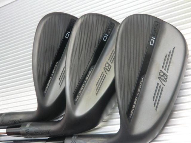 【希少♪カスタム仕様♪】Titleist Vokey Design SM10(2025) カスタム ■BLACK ゼブラ■52°56°60°■3本set新品拍卖