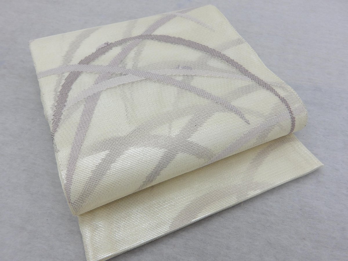 〔楽布特選〕P40354 夏物 三重紗 袋帯 未使用仕立上がり品 t拍卖