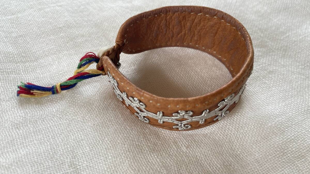 ↓sale maria rudman マリアルドマン ブレスレット バングル レザー サーミ族 journal standard luxe ジャーナル ラックス 拍卖