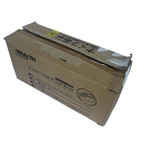 訳あり!!ティッシュケースがすっぽり収納!小物類をきれいに収納できる ブレイス ウォークスルーボックス コンソールボックス BT-021拍卖