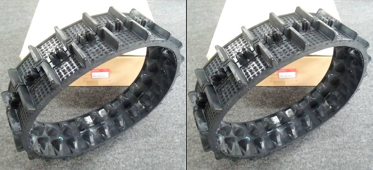 ホンダ除雪機ゴムクローラ/キャタピラ 12-60×20 B-122 2本セット HS80 HS660 HS760 HSS760n SB655 SB800 SB800E 純正 新品 拍卖