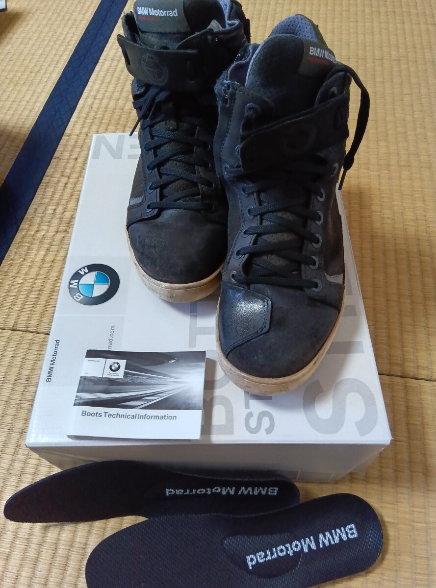 BMW MOTORRAD ルーマニア製 純正ショートブーツ 26±0.5cm ダークオリーブ 拍卖