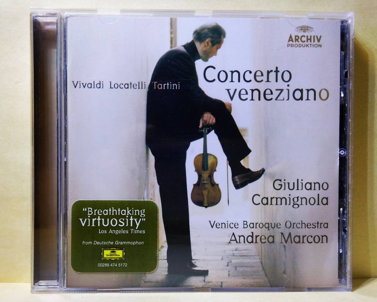 即決/Concerto Veneziano(ヴェネツィア協奏曲集ヴィヴァルディ、ロカッテリ、タルティーニ:ヴァイオリン協奏曲集/輸入版拍卖