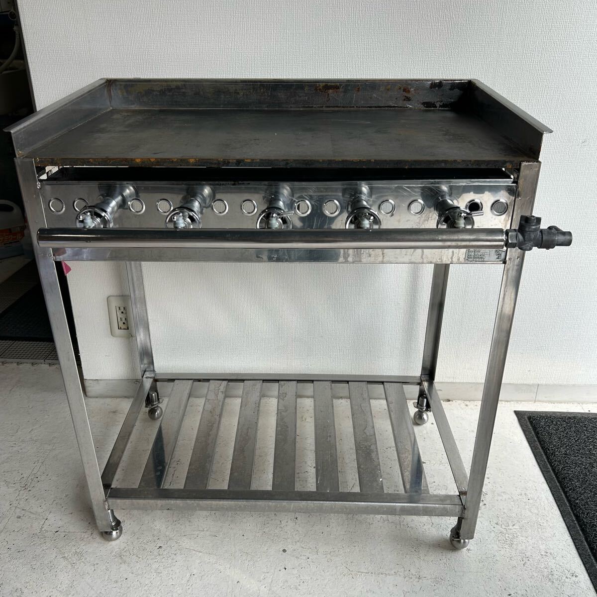 業務用厨房機器 鉄板焼き グリドル TYH750 グリラー 焼きそば お好み焼き どら焼き パンケーキ ホットケーキ 都市ガス 長期保管品拍卖